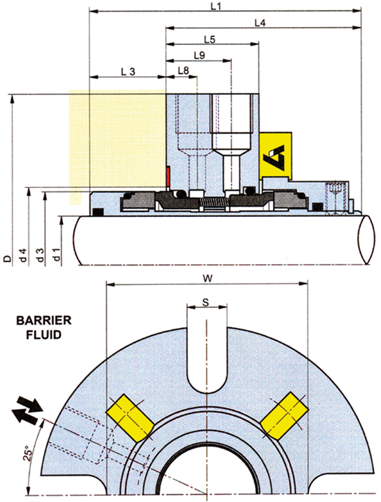 Cartridge Latty seal&nbsp;&nbsp;|&nbsp;&nbsp;B 24810 DB U6U6V4 + U6B1V4